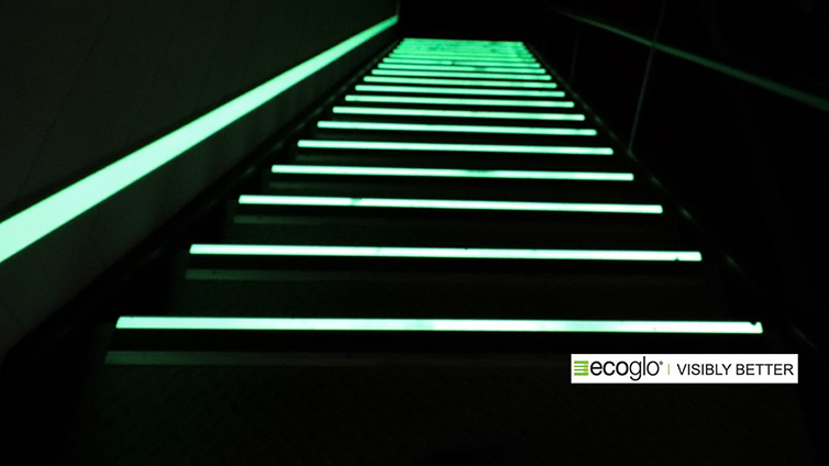 ecoglo luminous step edge markings